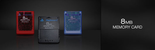 Memory Cards - PS2 System Game Storage Memory Cards - PS2 System Game Storage